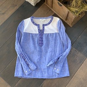 Vineyard Vines • linen & dot top